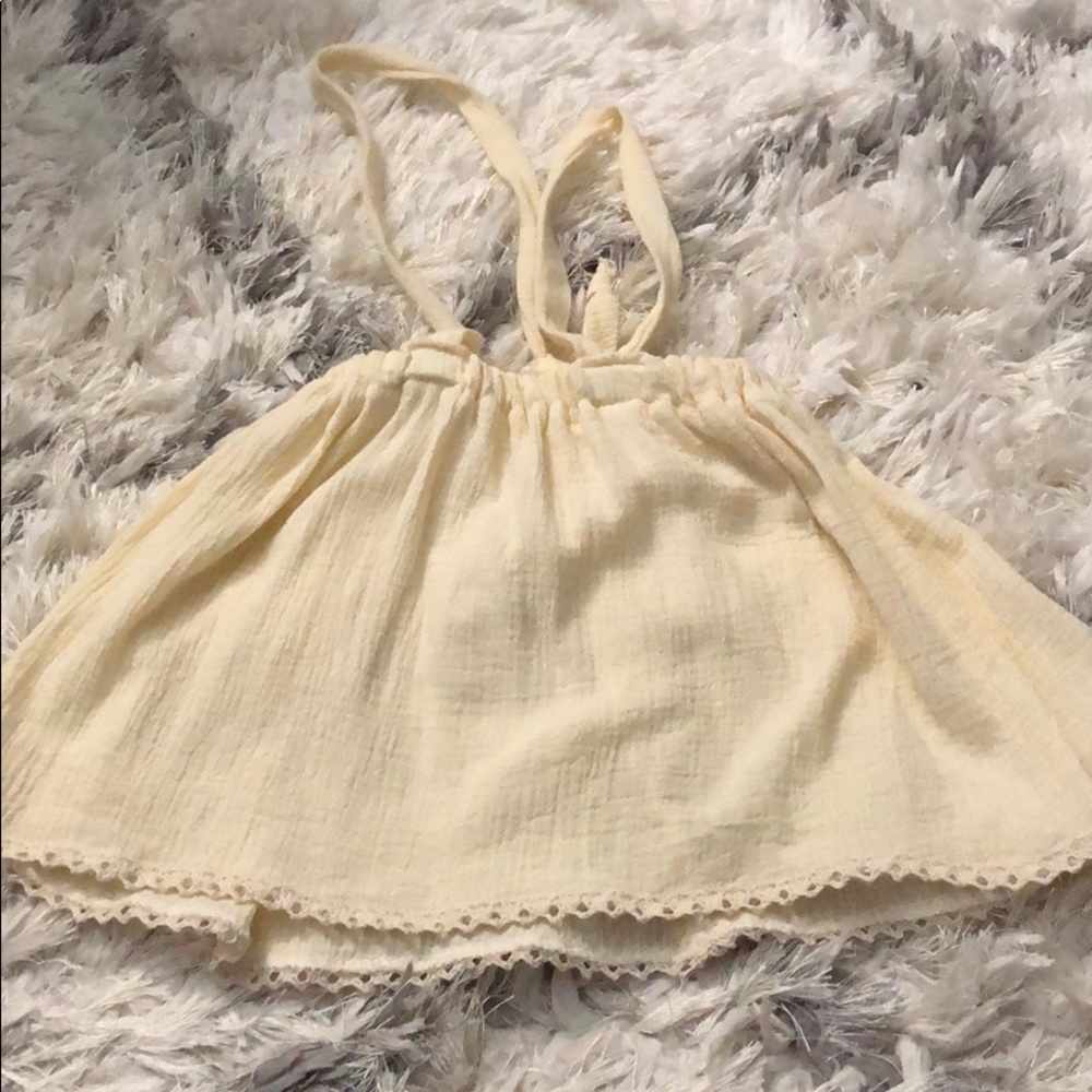 Adorable tie strap top